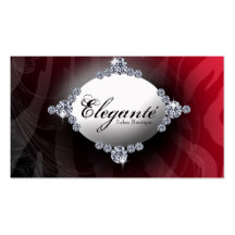 Diseño rojo con clase tarjeta de visita