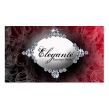 diseño rojo con clase tarjeta de visita