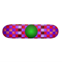 Diseño rojo de CricketDiane del monopatín de la il