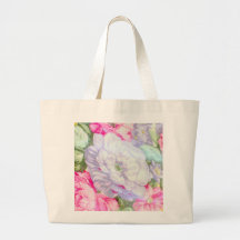 Diseño romántico del rosa de la col del vintage bolsa de mano