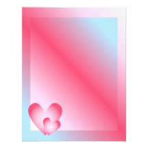 Diseño rosado, azul y blanco de la tarjeta del día comunicados personales 