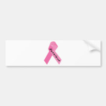 Diseño rosado de la cinta del "superviviente" etiqueta de parachoque