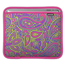 Diseño rosado de Paisley Mangas De iPad