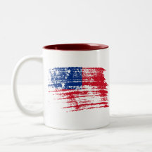 Diseño samoano fresco de la bandera tazas de café