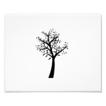 diseño simple eco.png del árbol negro fotografia
