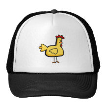 Diseño tonto No.1. del pollo Gorros