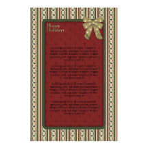 Diseño tradicional del navidad papeleria
