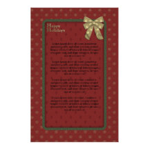 Diseño tradicional del navidad papeleria personalizada