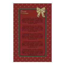Diseño tradicional del navidad papelería de diseño