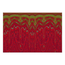 Diseño tribal rojo y verde abstracto impresiones fotograficas