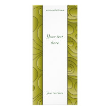 Diseño verde moderno tarjetas publicitarias