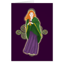 Diseño virginal #3 del Grail céltico de la tarjeta