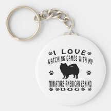 Diseños americanos miniatura del esquimal llavero
