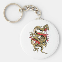 Diseños chinos del personalizable del dragón llaveros personalizados