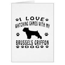 Diseños de Bruselas Griffon Felicitacion