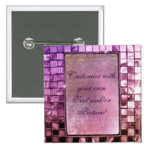 Diseños de encargo púrpuras chispeantes elegantes  pins