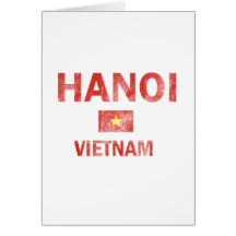 Diseños de Hanoi Vietnam Felicitaciones