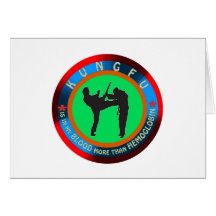 Diseños de Kung Fu Tarjetas