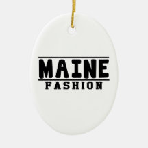 Diseños de la moda de Maine Ornamento De Navidad