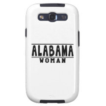 Diseños de la mujer de Alabama Galaxy SIII Funda