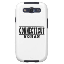 Diseños de la mujer de Connecticut Galaxy S3 Carcasas