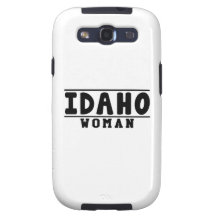 Diseños de la mujer de Idaho Galaxy SIII Funda