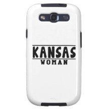 Diseños de la mujer de Kansas Samsung Galaxy SIII Funda
