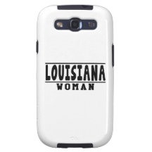 Diseños de la mujer de Luisiana Galaxy S3 Cárcasas