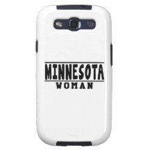 Diseños de la mujer de Minnesota Galaxy SIII Funda