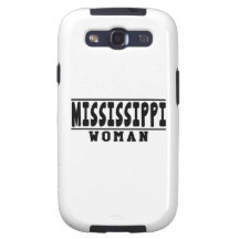 Diseños de la mujer de Mississippi Samsung Galaxy S3 Cárcasa
