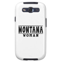 Diseños de la mujer de Montana Galaxy SIII Funda