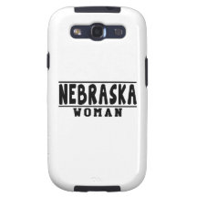Diseños de la mujer de Nebraska Samsung Galaxy S3 Coberturas