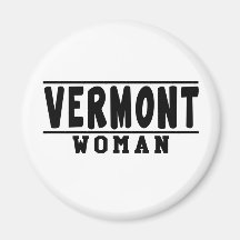 Diseños de la mujer de Vermont Imanes