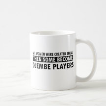Diseños de la música de los jugadores de Djembe Taza De Café