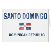 Diseños de la República Dominicana de Santo Doming Felicitaciones