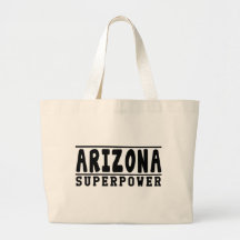Diseños de la superpotencia de Arizona Bolsa De Mano