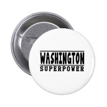 Diseños de la superpotencia de Washington Pins