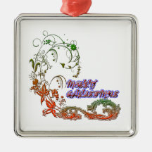 Diseños de las Felices Navidad Ornato
