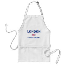 Diseños de Londres Reino Unido Delantales
