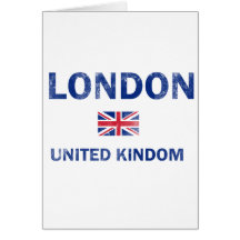 Diseños de Londres Reino Unido Tarjeton