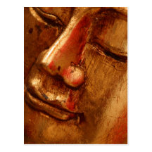 Diseños de oro únicos de Buda Tarjetas Postales