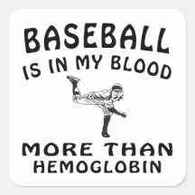 Diseños del béisbol pegatina