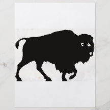 Diseños del búfalo tarjetones