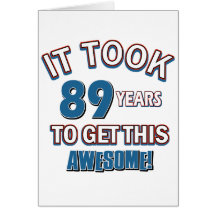 diseños del cumpleaños de 89 años felicitaciones