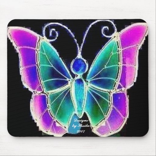 Diseños del efecto mariposa de Sheila 2007 Tapetes De Raton