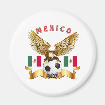 Diseños del fútbol de México Imanes