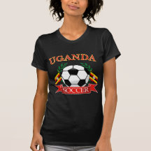Diseños del fútbol del Ugandan Camiseta