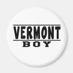 Diseños del muchacho de Vermont Imanes