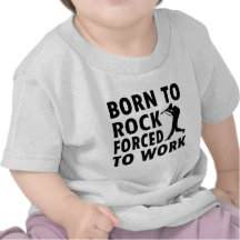 Diseños frescos de la roca camisetas