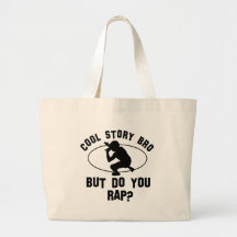 diseños frescos del rap bolsas lienzo